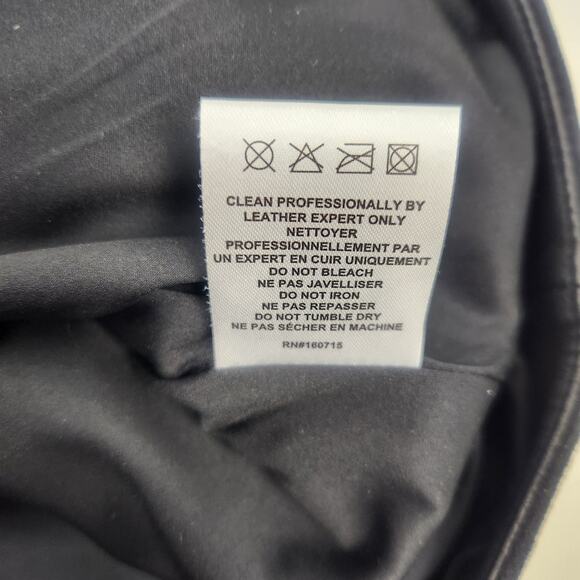 Retrofete Fae Patchwork Skirt Black Lamb Leather Goat Suede Size Medium NWT - Picture 11 of 11